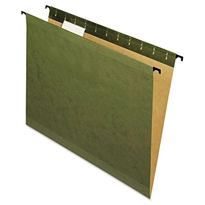 SureHook Hanging File Folder, Standard Green, Letter, 20 Folders Per Box, 6152 1/5 by Pendaflex - Used - Like New condition - CA$5.77