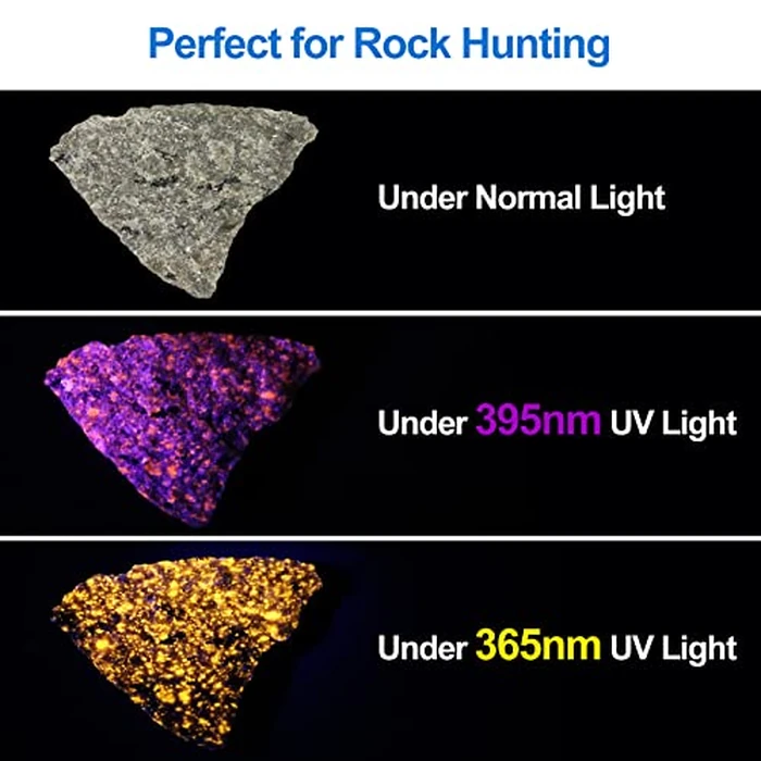Vansky X7 Pro 365nm UV Light Blacklight Flashlights: LED Black Light Flashlite Professional Ultraviolet Flashlight Pet Urine Detector for Dog Cat, Resin Curing and Rock Hunting(Batteries are Included) by Vansky - Image 4