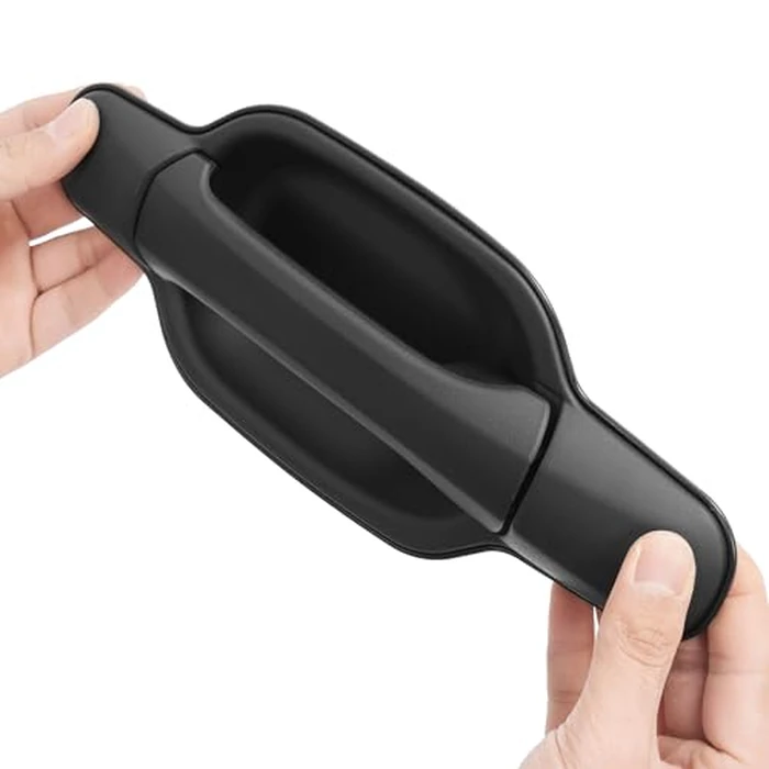 ALMULOO Exterior Door Handle w/o Key Hole Compatible with 2004-2012 Chevy Chevrolet Colorado GMC Canyon Rear Right Passenger Side Outside Handle Replacement for GM1521114 Plastic+Steel by ALMULOO - Image 5