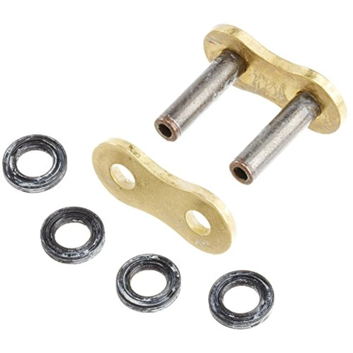 DID ZJ525ZVMX2G (525 Series) ZVM-X2 Gold/Gold High Performance X-Ring Chain Rivet Type Connecting Link by D.I.D - Used - Good condition - CA$17.03