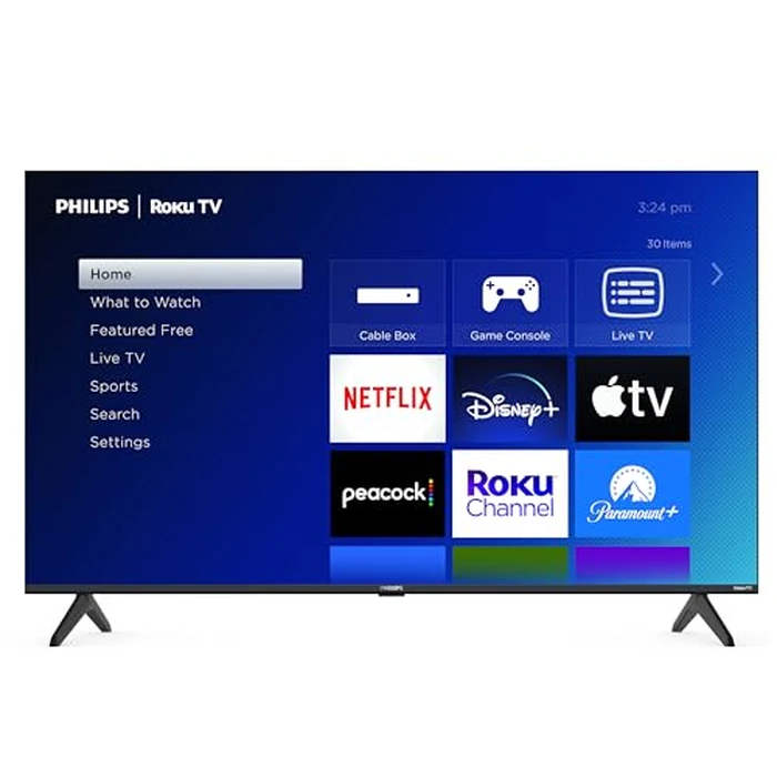 Philips Roku TV 32" FHD 1080p LED-LCD Smart TV (32PFL6573/F6), Alexa Compatible by Philips - Used - Very Good condition - CA$184.13