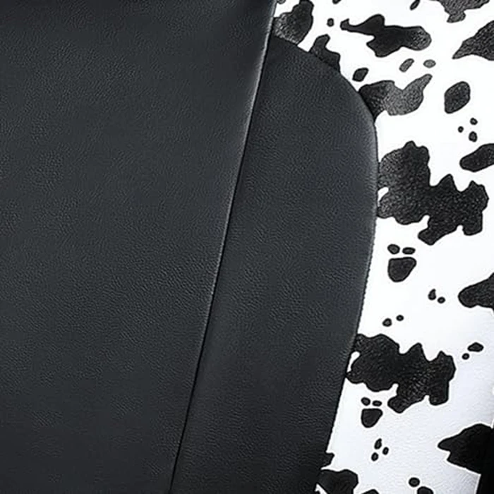Flying Banner Rear Bench car seat Covers car seat Protectors Suitable for Middle Cup Holder (Cow Print, Rear Bench-Premium) by Flying Banner - Image 4