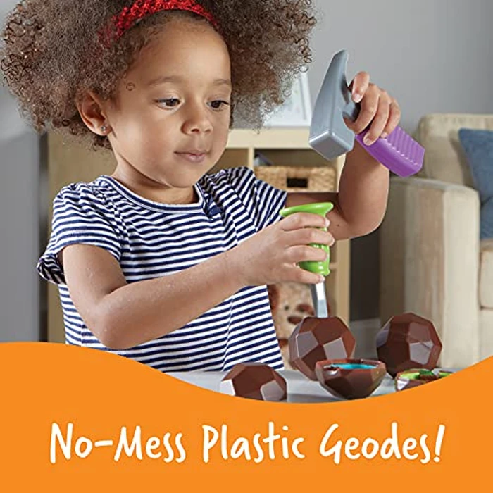 Learning Resources Rock 'n Gem Surprise - 19 Pieces, Ages 3+ Toddler Learning Toys, Sorting and Matching Toys, Early STEM for Kids by Learning Resources - Image 3