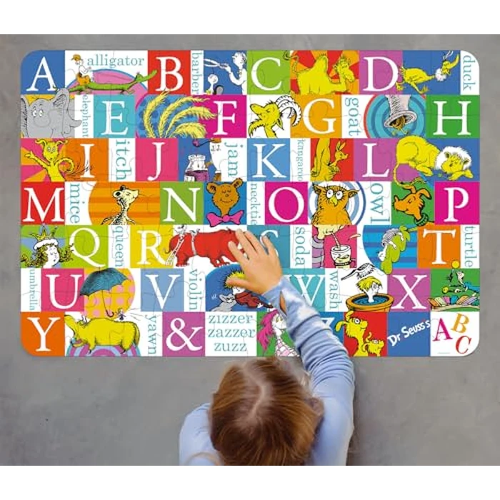 Buffalo Games Dr. Seuss Alphabet 50 PC Floor Puzzle - Family Fun Extra Large Jigsaw - Finished Size is 3' x 2' by Buffalo Games - Image 5
