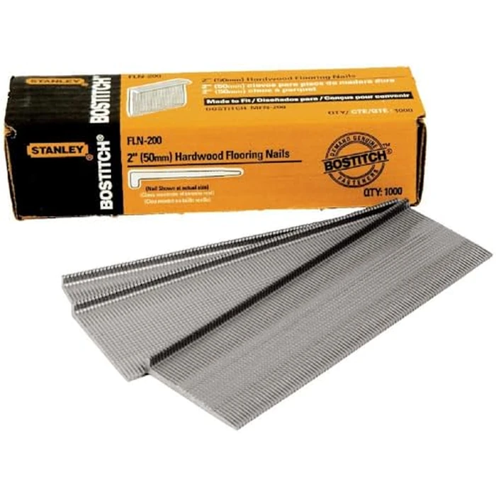 BOSTITCH FLN-200 2-Inch Flooring L-Nail, 1000-Per Box by Bostitch - Used - Like New condition - CA$23.10