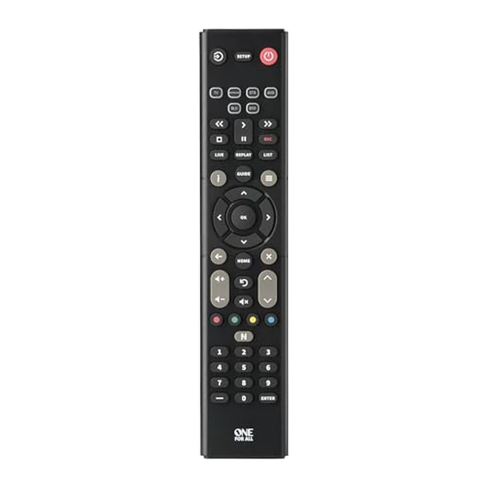 One for All Essence 6 - Combine 6 remotes into 1, Easy Setup in 3 Simple Steps, Learning Feature, Ready to use for Samsung TVs and Roku Streamer Boxes (URC2160 - Black) by One For All - Image 2