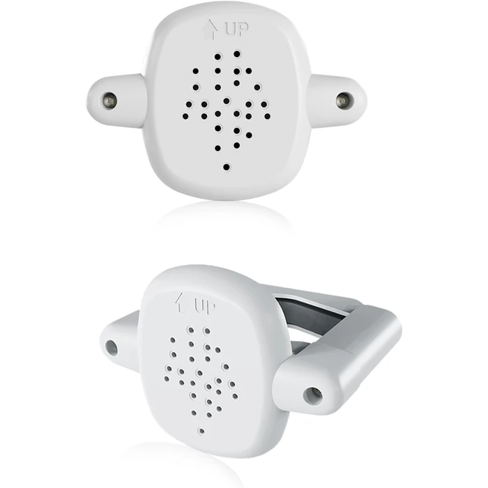 2Pcs Baby Gate Banister Adapter, No-Drill Mounting Accessories Universal Stairway Baby Gate Mounting Kit, Safety Stair Adapter Fit for Stair Gate Against Stairs Posts (White) by XINYUICEAN - Image 1