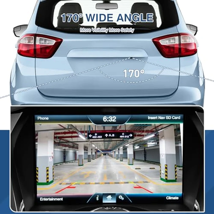 ACAUTO Rear View Backup Reverse Camera Compatible with Ford C-Max Energi C-Max Hybrid 2013-2016 Replaces DM5Z-19G490-A DM5Z-19G490-B by ACAUTO - Image 4