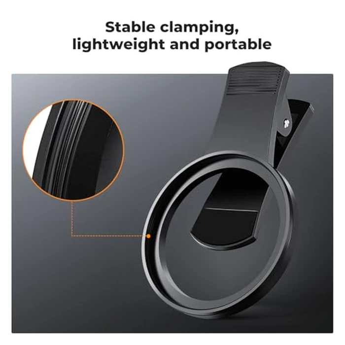 K&F CONCEPT 67mm Clip-on Black Diffusion 1/4&CPL Phone Camera Lens Filter Kit, Mist Cinematic Effect Filter Compatible with iPhone 16 15 14 13 12 11, for Video/Vlog/Portrait Photography by K&F CONCEPT - Image 5