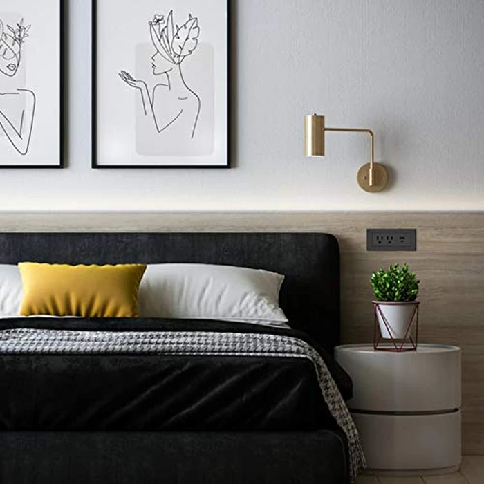 Legrand Wiremold RDZCBK radiant Furniture Power Center with USB, Recessed Power Strip, 2 Outlets, Type A/C USB, 6 Foot Cord, Black by Wiremold - Image 4