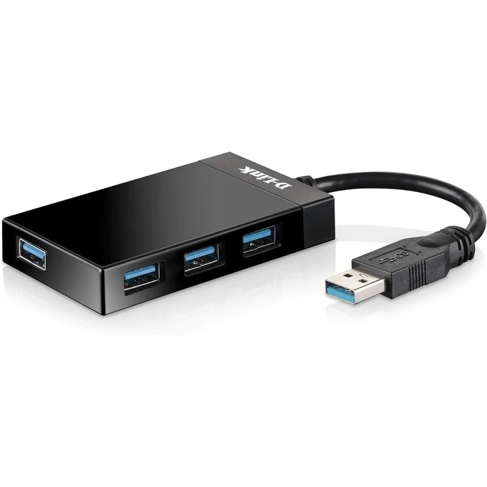 D-Link DUB-1341 4-Port Super Speed USB 3.0 Hub - Black by D-Link - Image 1