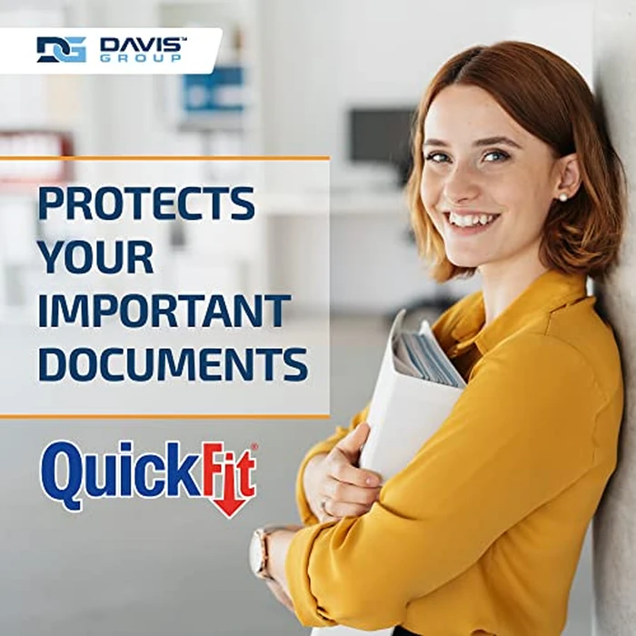 QuickFit View Binder, 3-Ring Binder for School or Office, D Ring, Black, Single, 5 Inch by QUICK FIT - Image 7