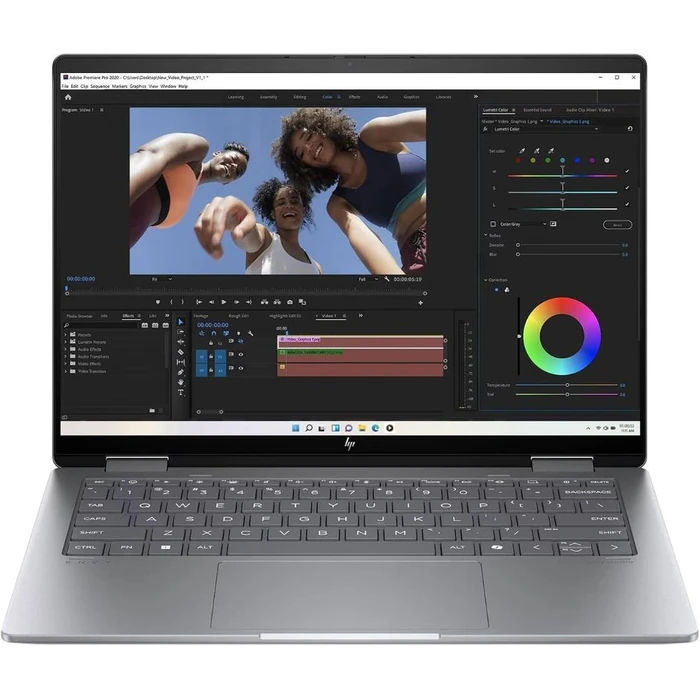 HP Envy x360 14-fc0000ca 2-in-1 Laptop (with Pen) 14" - Meteor Silver - Intel Core Ultra 7 155U 1.7GHz - 16GB RAM - 1TB by HP - Refurbished - Excellent condition - US$702.98