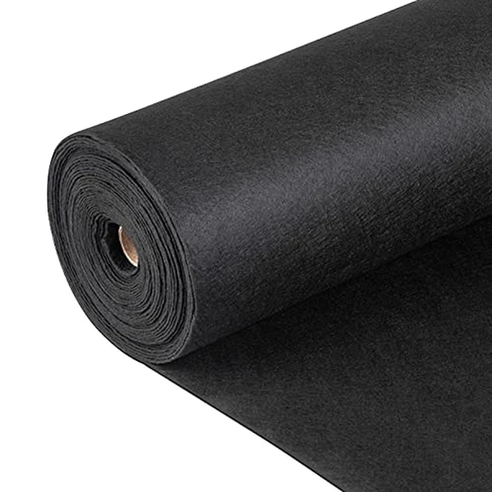 VEVOR Geotextile Landscape, 3ft x 100ft 8 oz, Non-Woven PP Drainage 350N Tensile Strength & 440 N Load Capacity, for Ground Cover, Garden Fabric, French Drains, Black by VEVOR - Used - Very Good condition - US$27.19