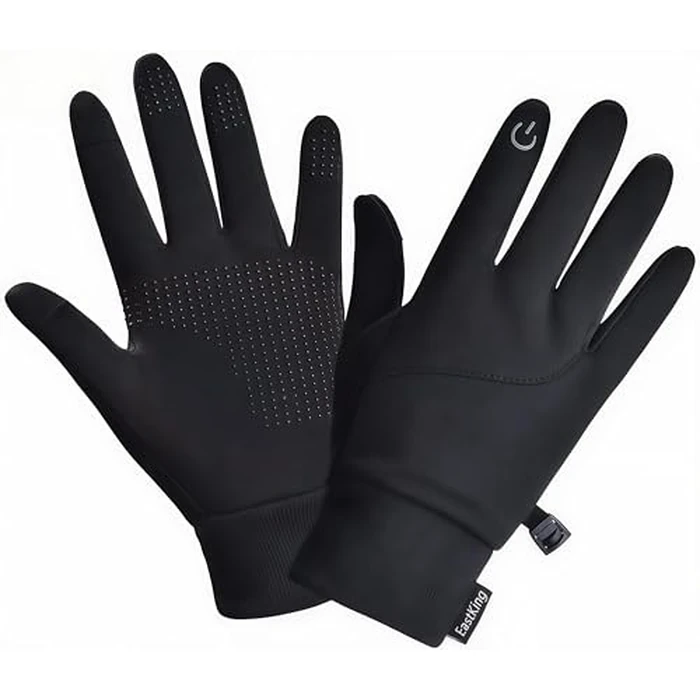 EastKing Winter Waterproof Gloves for Women Men Warm Touch Screen for Cycling, Running, Driving, Hiking, Walking, Texting, Working Oversize. Not The Heated Gloves! (Black - XL) by EastKing - Used - Like New condition - US$10.87