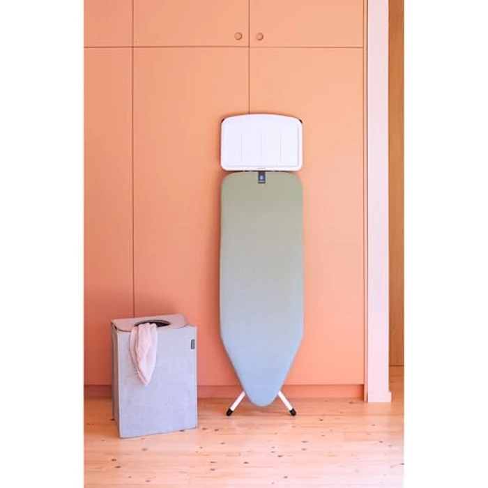 Brabantia XL Comfort Ironing Board with Solid Steam Generator Rest | Large (Size C) | Fairtrade Soothing Sea Cover | Adjustable Height (27-38"), XL Rest, Easy Fold, Anti-Collapse Lock, Non-Slip Feet by Brabantia - Image 3