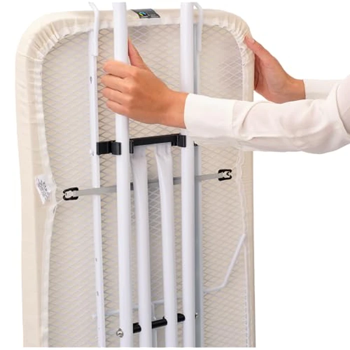 Brabantia XL Comfort Ironing Board with Solid Steam Generator Rest | Large (Size C) | Fairtrade Soothing Sea Cover | Adjustable Height (27-38"), XL Rest, Easy Fold, Anti-Collapse Lock, Non-Slip Feet by Brabantia - Image 5
