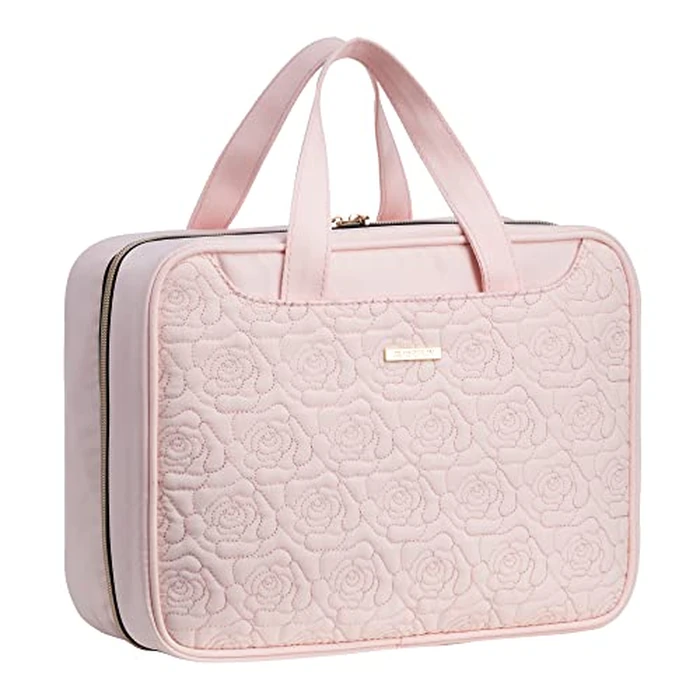 Everfun Hanging Travel Toiletry Bag for Women Traveling with Leakproof Compartment Makeup Cosmetic Organizer Dopp Kit Travel Accessories Essentials Must Have by EVERFUN - Image 1
