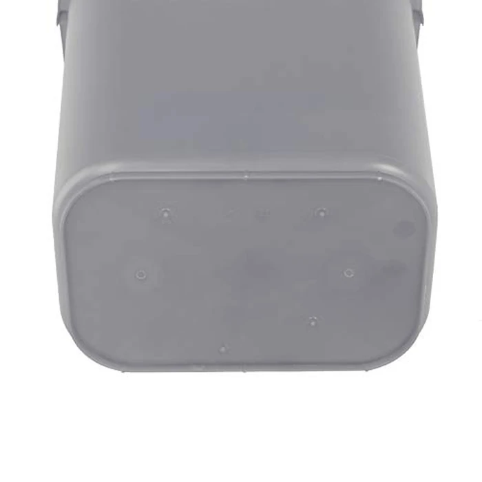 Amazon Basics Lightweight Rectangular Commercial Office Wastebasket, 10 Gallons, Grey by Amazon Basics - Image 3