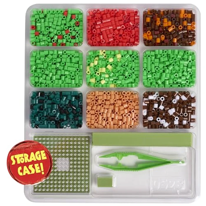 TMNT Pixel Creations Bead Kit Teenage Mutant Ninja Turtles Craft Set with 2500 Beads, Pegboards & Templates Ideal for Birthday Gifts & Screen-Free Play DIY Art Activity for Kids Ages 6+ by Tara Toys - Image 2