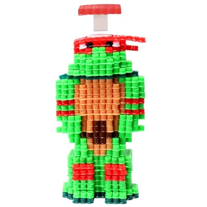 TMNT Pixel Creations Bead Kit Teenage Mutant Ninja Turtles Craft Set with 2500 Beads, Pegboards & Templates Ideal for Birthday Gifts & Screen-Free Play DIY Art Activity for Kids Ages 6+ by Tara Toys - Image 5