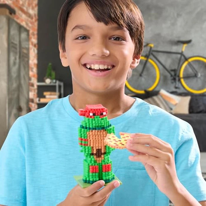 TMNT Pixel Creations Bead Kit Teenage Mutant Ninja Turtles Craft Set with 2500 Beads, Pegboards & Templates Ideal for Birthday Gifts & Screen-Free Play DIY Art Activity for Kids Ages 6+ by Tara Toys - Image 7