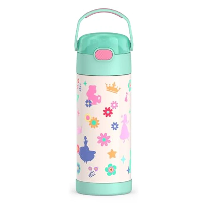 THERMOS FUNTAINER 14 Ounce Stainless Steel Vacuum Insulated Bottle, Princess by Thermos - Used - Good condition - CA$16.71
