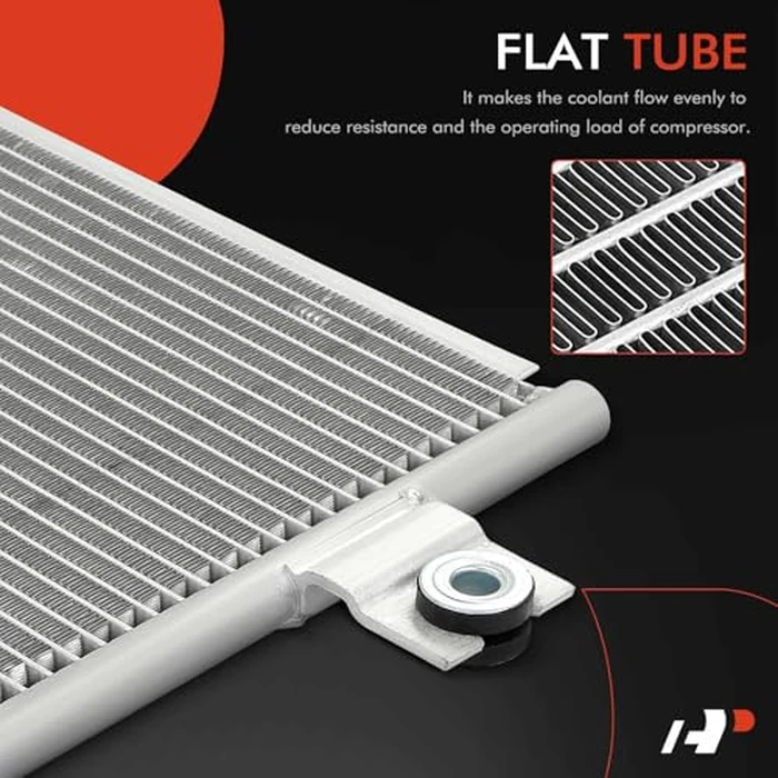 A-Premium AC A/C Condenser Compatible with Freightliner 114SD 122SD Cascadia Century Class Classic Columbia Coronado M2 112 & Sterling Truck A9500 L8500 LT9500, Turbocharged, Diesel by A-Premium - Image 3