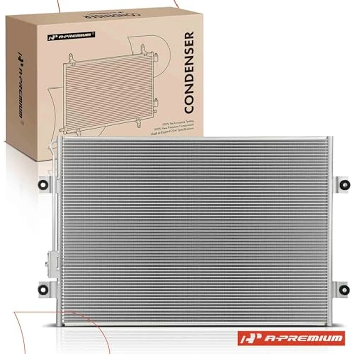 A-Premium AC A/C Condenser Compatible with Freightliner 114SD 122SD Cascadia Century Class Classic Columbia Coronado M2 112 & Sterling Truck A9500 L8500 LT9500, Turbocharged, Diesel by A-Premium - Image 9