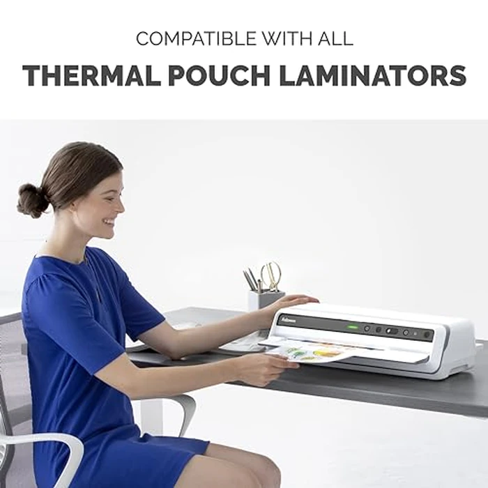 Fellowes Thermal Laminating Pouches, Letter Size Sheets 9 x 11.5-Inches, 3 mil, 200 Pack (5743401), Clear by Fellowes - Image 7