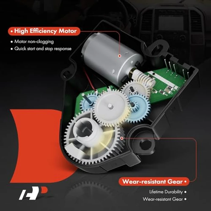 A-Premium HVAC Blend Door Actuator - Compatible with Chevy, GMC, Cadillac & Hummer Models - 2003-2014 Escalade Avalanche Silverado 1500 2500 Suburban Tahoe Sierra Yukon H2 by A-premium - Image 4