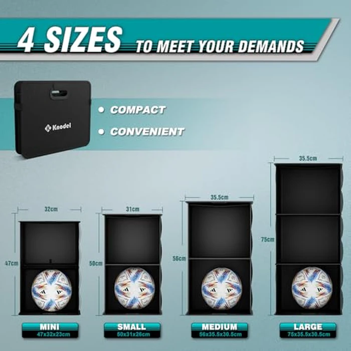 K KNODEL Car Trunk Organizer, Foldable Organizer for Car, Automotive Consoles & Organizers, 3 Compartments Storage with Reinforced Handles (Large, Black) by K KNODEL - Image 2