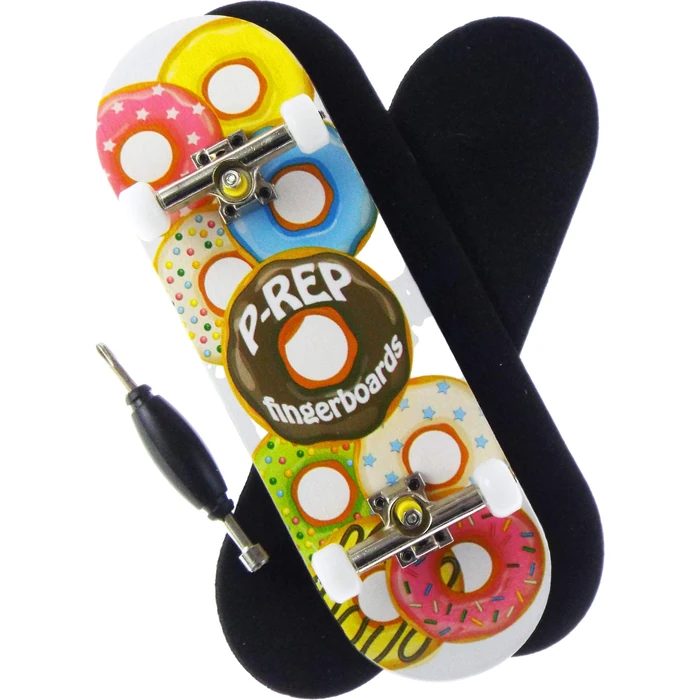 P-REP Starter Complete Wooden Fingerboard 30mm - Dohnuts by P-REP - Used - Like New condition