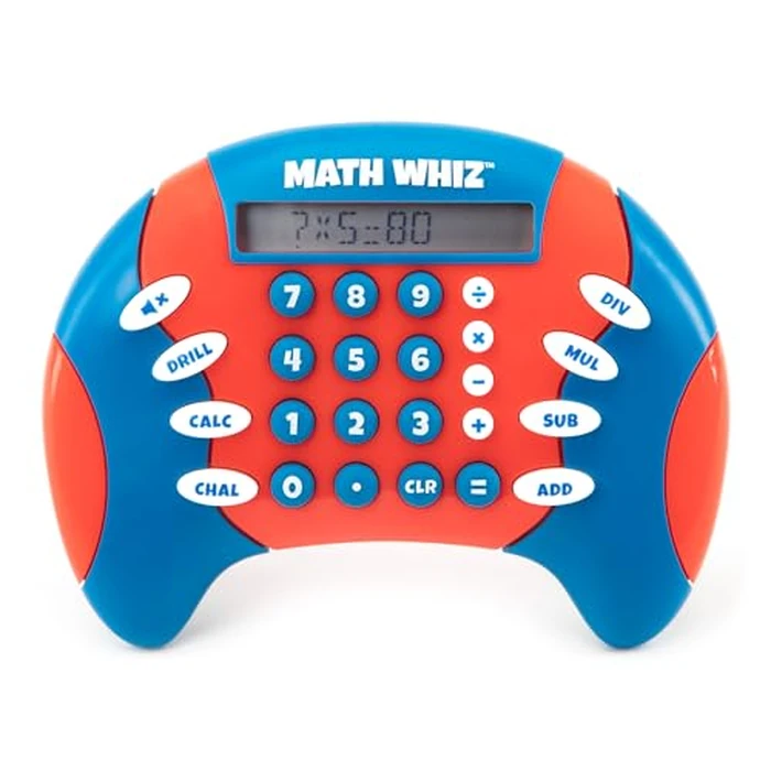 Educational Insights Math Whiz - Electronic Math Games for Kids Ages 6-8, Handheld Math Game, Addition and Subtraction Toys, Multiplication and Division Games for First Graders, Kids Learning Game by Educational Insights - Used - Acceptable condition - US$20.65