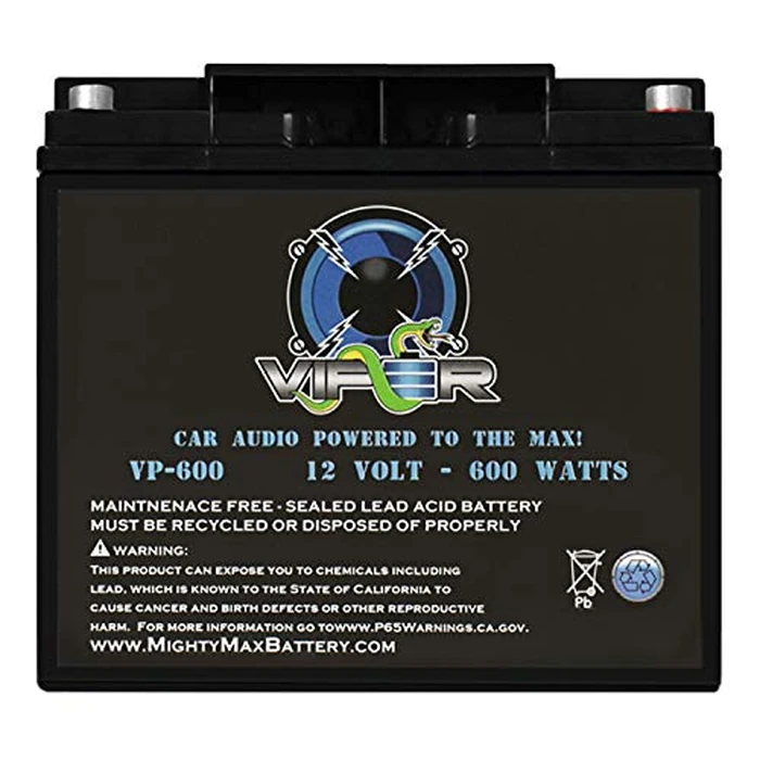 Mighty Max Battery Viper by Mighty Max Battery VP-600-12 Volt 18 AH, 600 Watt Car Audio High Current Power Cell Battery by Mighty Max Battery - Image 1