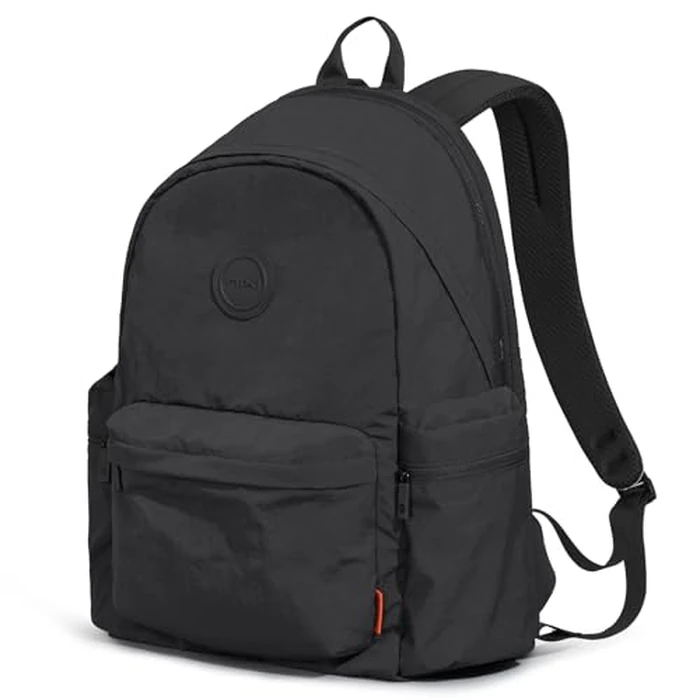 mixi Outdoor Lightweight Backpack Casual Carry On Laptop Backpack Travel Bookbag for Women Men, Water Resistant Durable Small Hiking Bag for Camping Weekender Sports College Work, 15 Inch, Black by mixi - Used - Acceptable condition - US$30.01