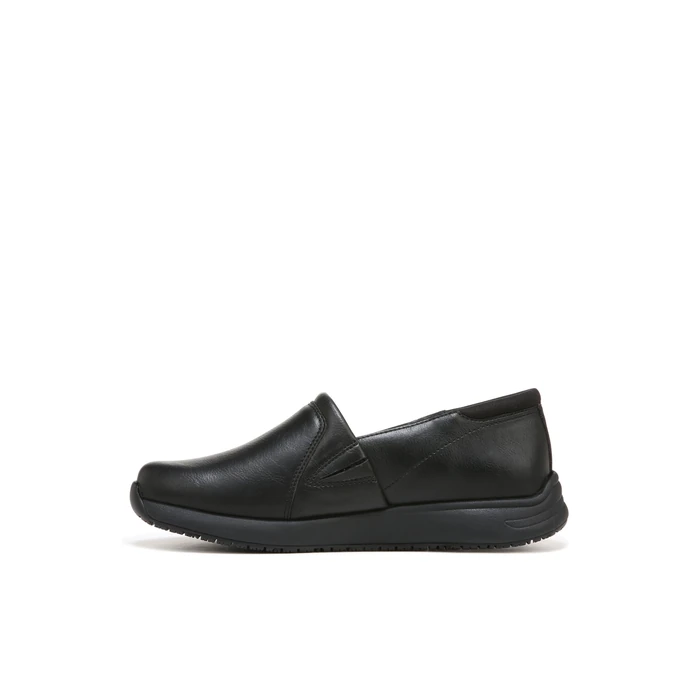 Dr. Scholl's Shoes Women's Dive in Slip Resisatnt Work Slip On Loafer, Black Smooth, 11 Wide by Dr.Scholl's SHOES - Used - Very Good condition - CA$28.52