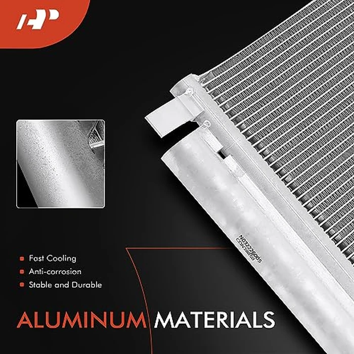A-Premium Air Conditioning A/C Condenser Compatible with Hyundai Sonata 2011-2014 & Kia Optima 2011-2015, L4 2.0L, Replace# 976063Q000 by A-premium - Image 2