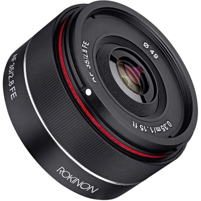 Rokinon IO35AF-E 35mm f/2.8 Ultra Compact Wide Angle Lens for Sony E Mount Full Frame, Black by Rokinon - Image 5