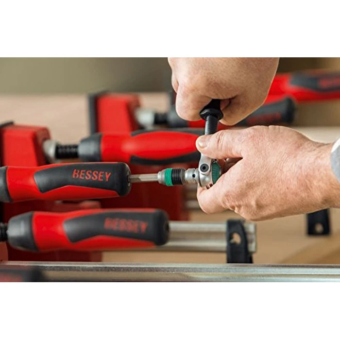 BESSEY KRE3550, 50 In., Parallel Clamp, K Body REVO Series - 1700 lbs Nominal Clamping Force , Spreader, and Woodworking Accessories - Clamps and Tools for Woodworking, Cabinetry, Case Work by BESSEY - Image 5