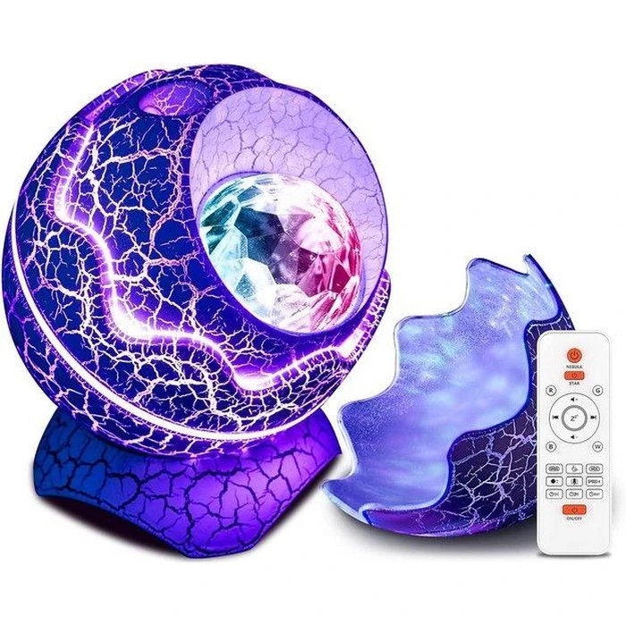 Rossetta HJ-XKD08 Star Galaxy Projector with Bluetooth Speaker - White by Rossetta - Image 4