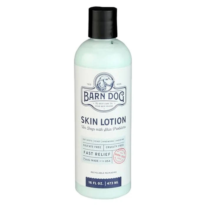 Equiderma Barn Dog Skin Lotion, Topical Solution for Skin Problems, Dog Grooming Supplies, 16 Oz. by EQUIDERMA - Image 1