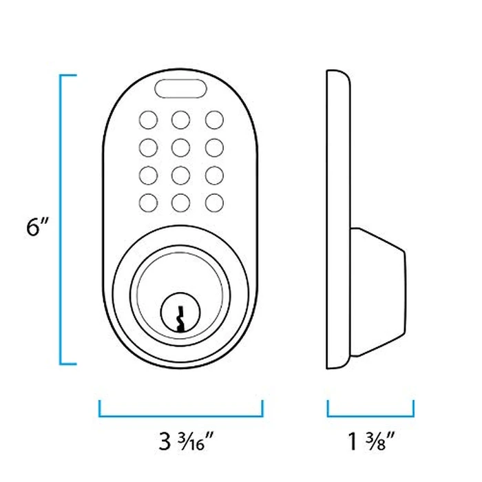 MiLocks TF-02OB Digital Deadbolt Door Lock with Electronic Keypad for Exterior Doors, Oil Rubbed Bronze by MiLocks - Image 4