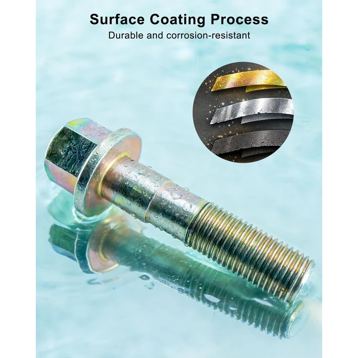 10Pcs Front Subframe Crossmember Bolts Fit for Acura Integra K Swap 1994-2001 Honda Civic EG 1992-1995, Front Subframe Crossmember Parts Replacement by AUGREX - Image 4