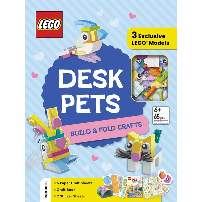 LEGO(R) Books. Desk Pets: Build & Fold Crafts by Sourcebooks Wonderland - Used - Good condition - US$4.59