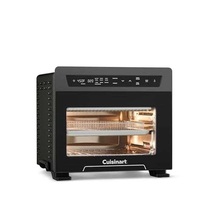 Cuisinart Toaster Oven Air Fryer with Air Fry, Toast, Bake, Broil, Roast and Warm Options, 4 Presets, 150 to 450 degreesF, Large Capacity, Black (TOA-110C) by Cuisinart - Used - Like New condition - CA$288.85