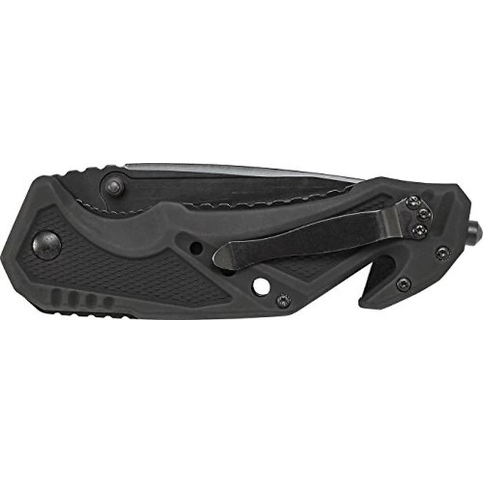 Smith & Wesson M&P SWMP11B 8.9in High Carbon S.S. Folding Knife with 3.8in Tanto Point Blade and Aluminum Handle for Outdoor, Tactical, Survival and EDC, One Size, Black by Smith & Wesson - Image 2