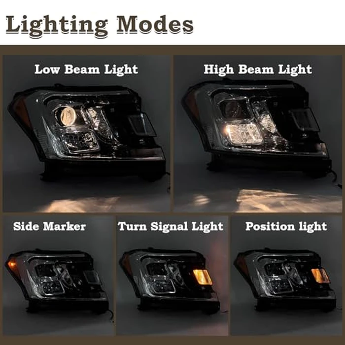 KAMDKI RH Halogen Headlight Fit for 2018 2019 2020 2021 Ford Expedition XLT Limitated Headlamp Assembly Right Passenger Side With Bulbs FO2503370 JL1Z-13008-K by KAMDKI - Image 4