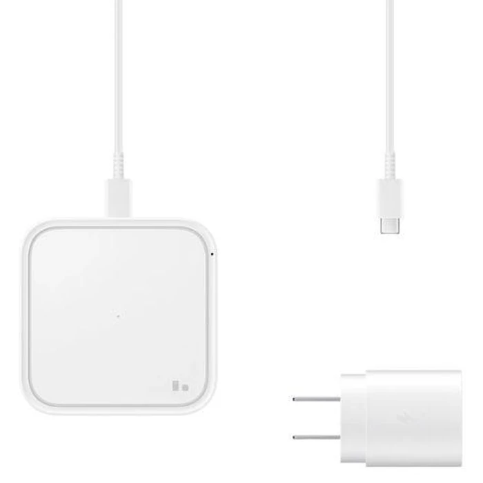Samsung 15W Wireless Charger Single EP-P2400 - White by Samsung - Refurbished - Excellent condition