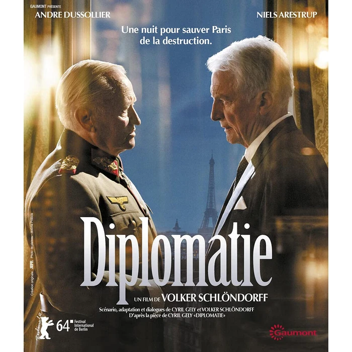 Diplomacy (2014) ( Diplomatie ) [ Blu-Ray, Reg.A/B/C Import - France ] by Gaumont - Image 1